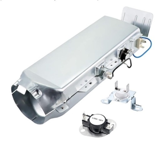 DC97-14486A Heating Element Assembly Dryer Replacement Part for Samsung & Kenmore Replaces DC97-14486D DC9714486A AP4342351 DC97-08891A 1795935 EAP2432265 PS2432265 (with DC96-00887A & DC47-00018A) - Lot 380