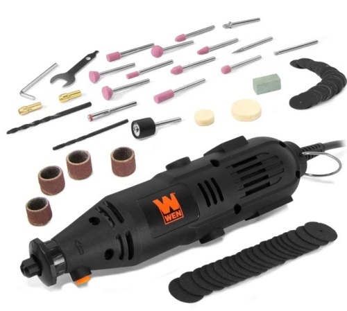 WEN 23101 1-Amp Variable Speed Rotary Tool with 100+ Accessories - Lot 400