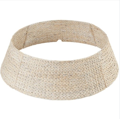 Woven Hyacinth Christmas Holiday Tree Collar - 42in $119.99 - Lot 328