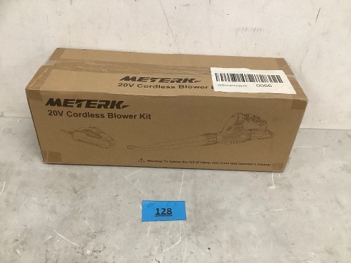 Meterk 20v Cordless Blower Kit - Lot 128