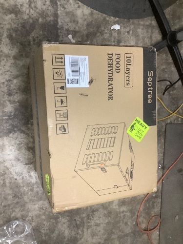 Septree 10 Layers FOOD DEHYDRATOR - Lot 782