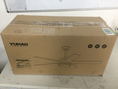 YUHHO Ceiling Fan(Black) - Lot 819