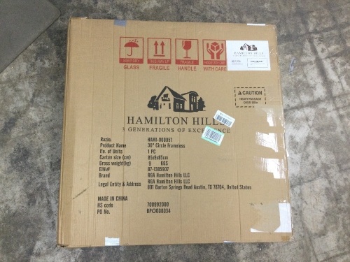 Hamilton Hills 30" Circle Mirror - Lot 965