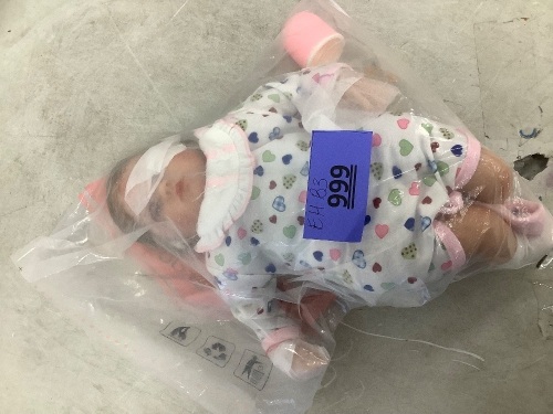 16inch Lifelike Realistic Reborn Baby Girl Doll Gentle Touch Vinyl & Weighted Body for Child Gift - Lot 999