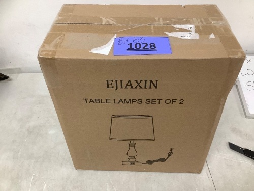 EJIAXIN TABLE LAMPS SET OF 2 - Lot 1028