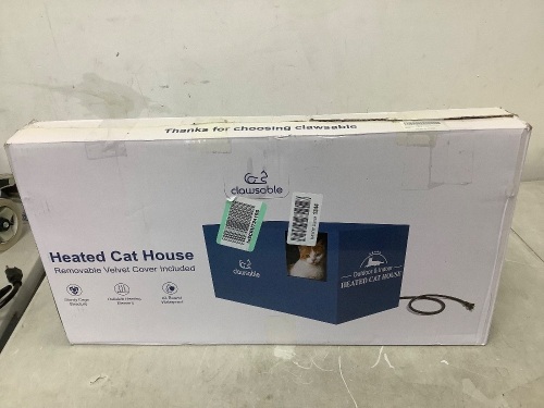 Heated Cat House Removable Velvet Cover Included - Lot 1149