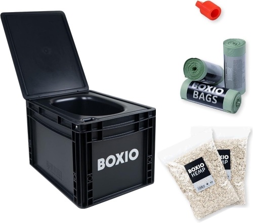 BOXIO Toilet PLUS - Composting Toilet Starter Kit - Lot 1102
