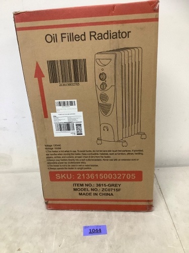 Oil Filled Radiator - Lot 1044