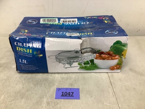 CHAFING DISH Stainless steelware FOOD WARMER - Lot 1047