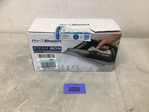 PurI Steam Word Best Steamers STEAM IRON - Lot 1055