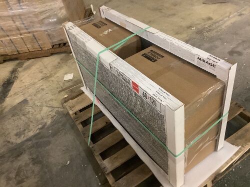 Lot of (5) Cases of Ivy Hill Tile Forge Black 48 in. x 24 in. Matte Porcelain Floor and Wall Tile (2 Pieces, 15.49 sq. ft./Case) - Lot 75