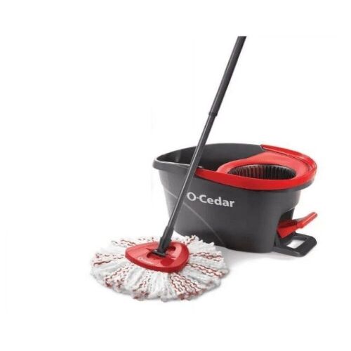 O-Cedar EasyWring Deep Clean Microfiber Spin Mop with Bucket System - Lot 422