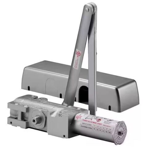 Heavy Duty Grade 1 Cast Iron Body Aluminum Finish Commercial Door Closer  - Lot 442
