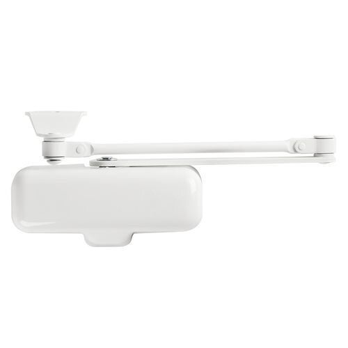 Lot of (2) Brinks BC4009 Adjustable Door Closer Commercial Steel Hydraulic White - Lot 491