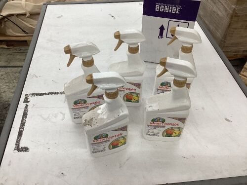 Lot of (5) Bonide Tomato & Vegetable Ready To Use Garden Spray  - Lot 542