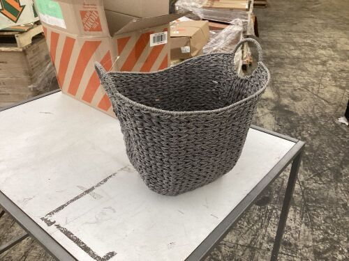 Woven Storage Basket  - Lot 663
