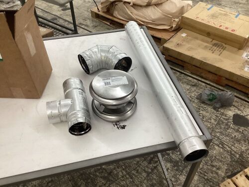 Double Wall Vent Pipe Pieces  - Lot 756