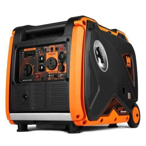 WEN 56450iX Super Quiet 4500-Watt RV-Ready Portable Inverter Generator with Fuel Shut-Off and CO Watchdog - Lot 22