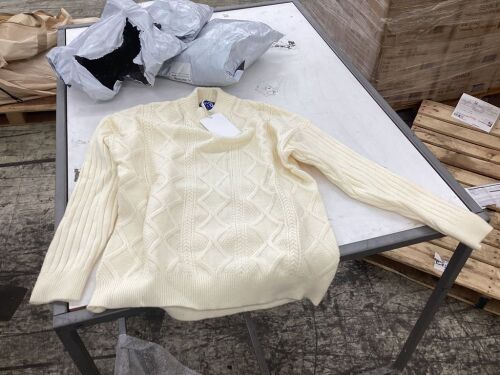 Aelfric Eden Cream Sweater, Small - Lot 612