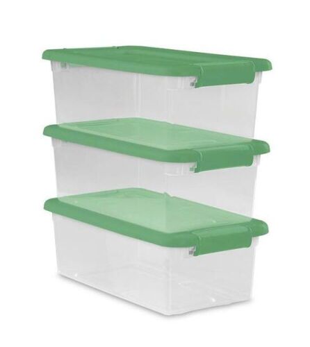 Case of (4) Sterilite 6 Qt. Latching Boxes, Set of 3  - Lot 546