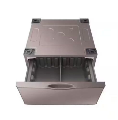 Samsung 27 in. Laundry Pedestal in Champagne with Storage Drawer - Lot 85