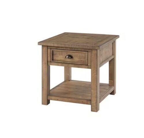 Martin Svensson Home Reclaimed Natural 24 in. H Monterey End Table - Lot 170