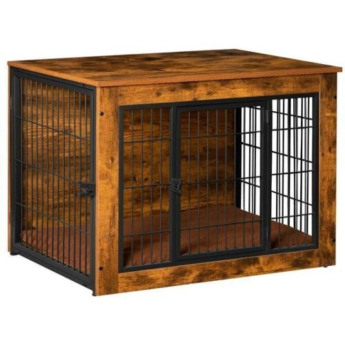 Bigrab Dog Crate End Table with Thick Cushion, Medium - Lot 638