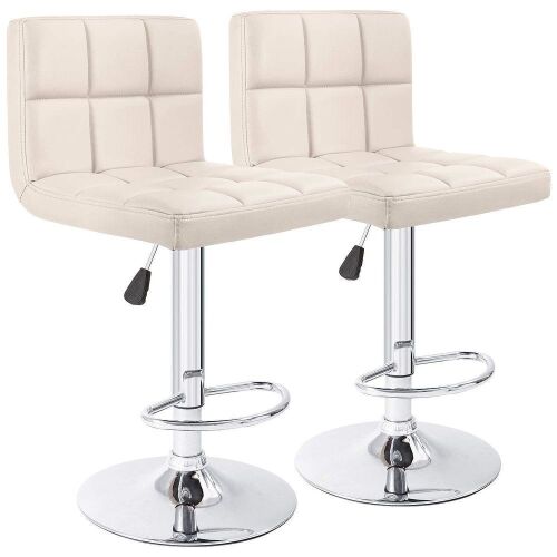 PU Leather Barstools, Set of 2  - Lot 678