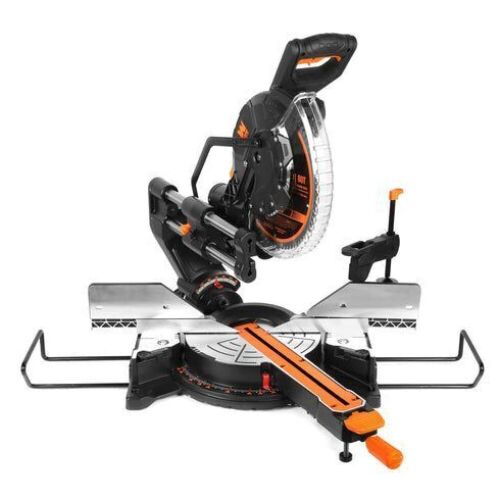 WEN MM1215 15-Amp 12-Inch Dual Bevel Sliding Compound Miter Saw with LED Cutline - Lot 164
