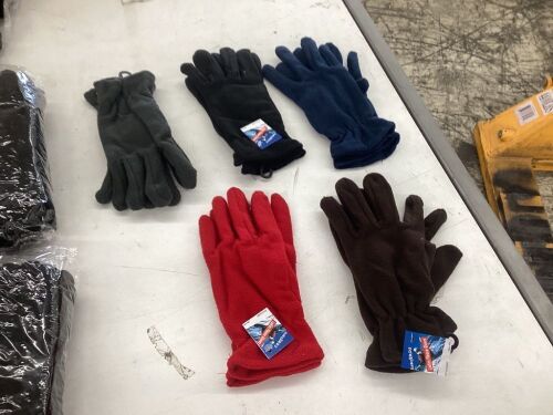 Lot of (36) Women's Polar Fleece Gloves - Lot 699