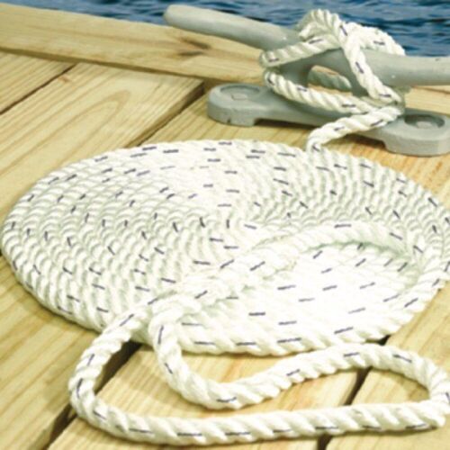 Lot of (2) Seachoice Premium Twisted Nylon Dock Line w/Tracer, 1/2" x 25' - Lot 356