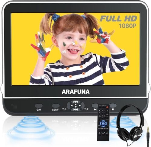 Arafuna 10.5" Car DVD Player with Headrest Mount - Lot 255