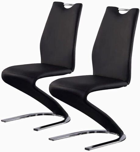 Modern Dining Chairs, Set of 2  - Lot 277