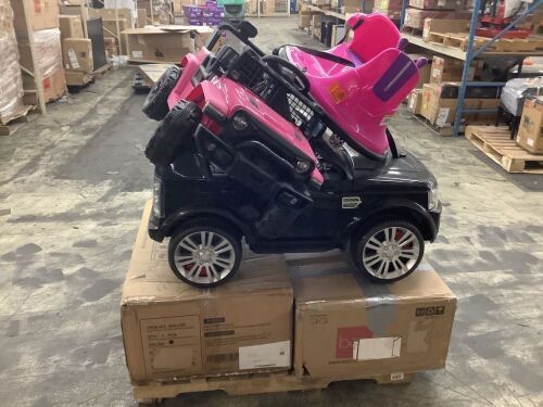 Lot of (5) Ride On Toys - For Parts or Repair  - Lot 330