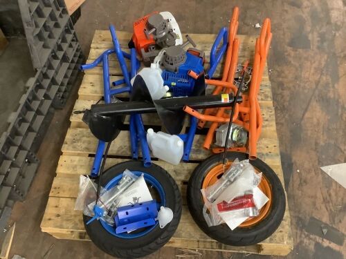 Lot of (2) Earth Augers - For Parts or Repair  - Lot 280