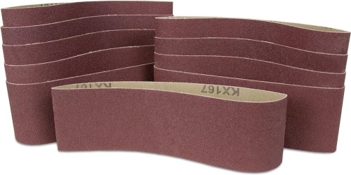 WEN 6318SP240 240-Grit 3 x 18" Sanding Belt Sandpaper (10 Pack) - Lot 147