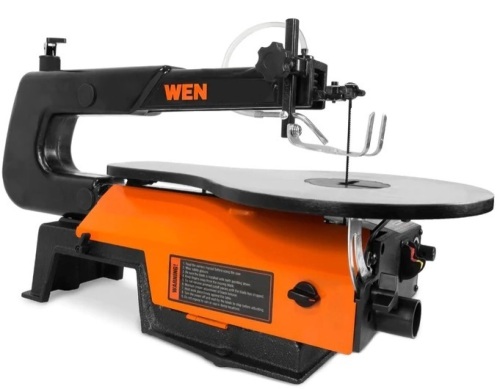 WEN 3922 16-inch Variable Speed Scroll Saw with Easy-Access Blade Changes - Lot 231