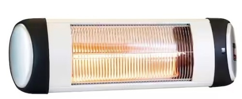 Wall Mounted Carbon Fiber Patio Heater with Remote Control 1500-Watt - Lot 260