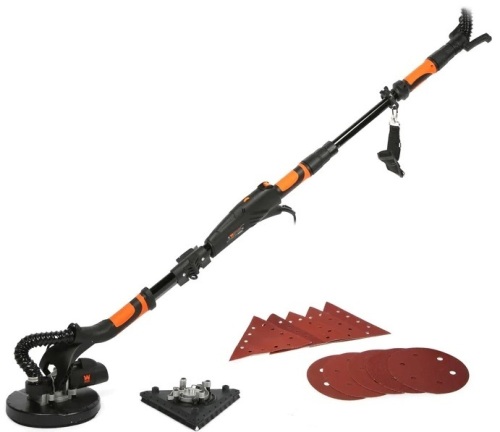 WEN DW5084 5-Amp 2-in-1 Variable Speed Dual-Head Drywall Sander with 15-Foot Dust Hose - Lot 249