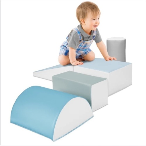 5-Piece Kids Climb & Crawl Soft Foam Shapes Structure Playset $199.99 - Lot 358A