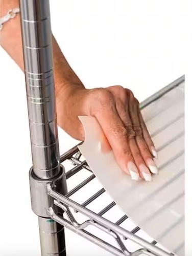 24 in. x 48 in. Clear Plastic Wire Shelf Liner (4-Pack) - Lot 275