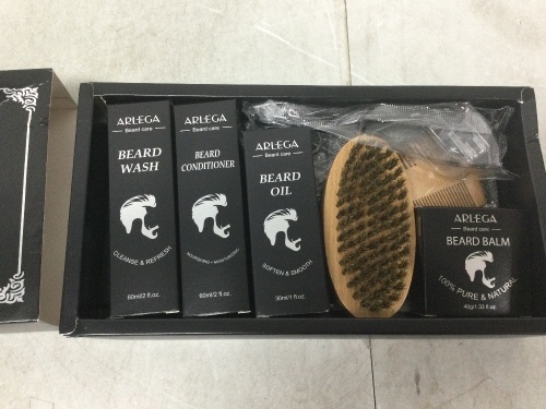 ARLEGA BEARD CARE KIT 100% PURE & NATURAL - Lot 798