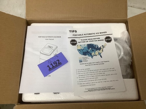 Portable Ice Maker - Lot 1192