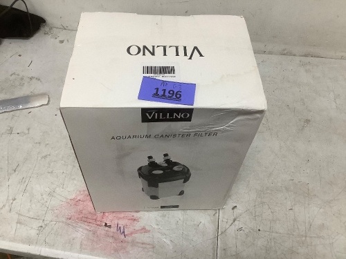 VILLNO Aquarium Cannister Filter - Lot 1196