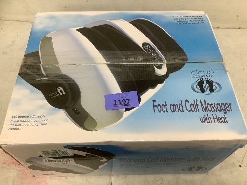 Foot & Calf Massager With Heat - Lot 1197
