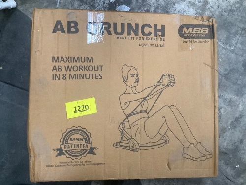 AB CRUNCH FIT FOR EXERCISE - Lot 1270