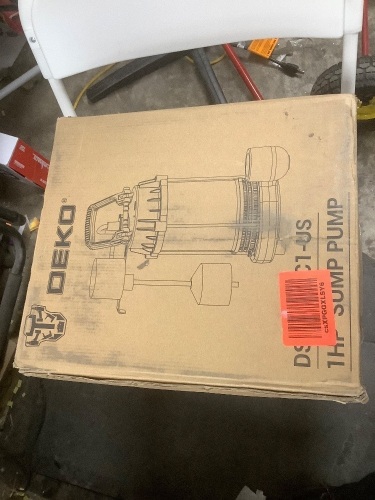 DEKOPRO Submersible Water Pump 1HP - Lot 1281