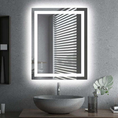 LED Mirror with Front & Backlit - Lot 1348