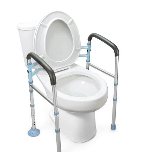 Width Adjustable-300LBS Capacity Stand Alone Toilet Safety Frame - Lot 1388