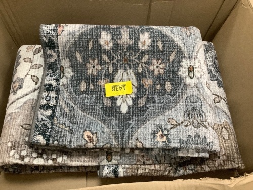 Floral Pattern Rug - Lot 1438